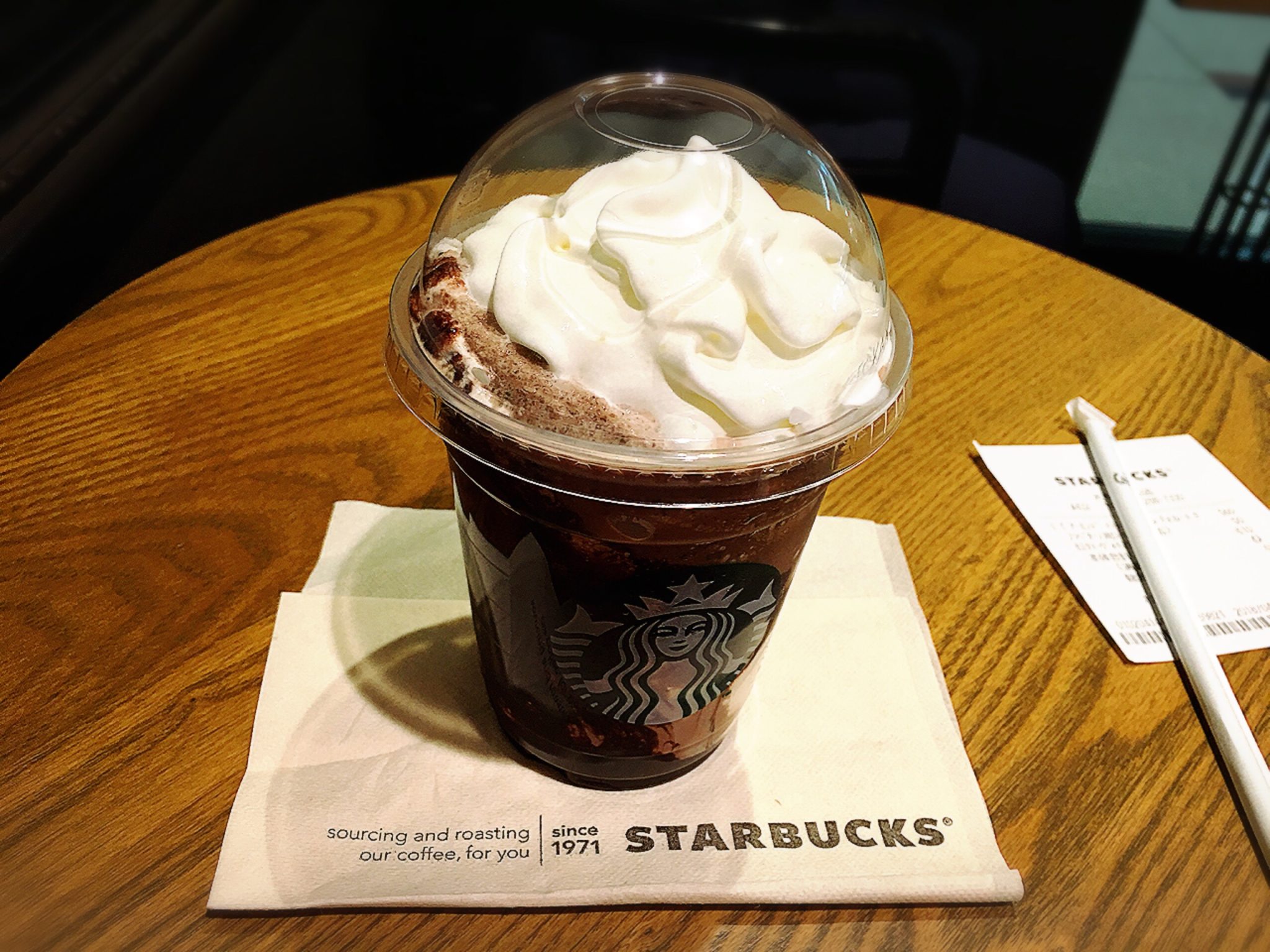 スタバあたりレシート２